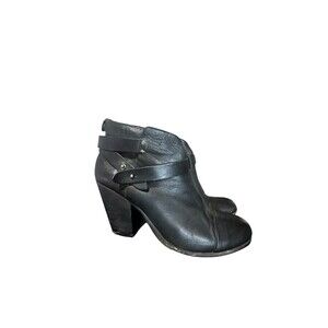Rag & Bone New York Harrow Ankle Boots EUR 41 Womens Black Leather US 10.5 Used